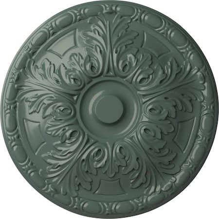 Ekena Millwork Granada Ceiling Medallion (Fits Canopies up to 4 1/4"), Hand-Painted Cloud Burst, 15 3/4"OD x 5/8"P CM16GACBF